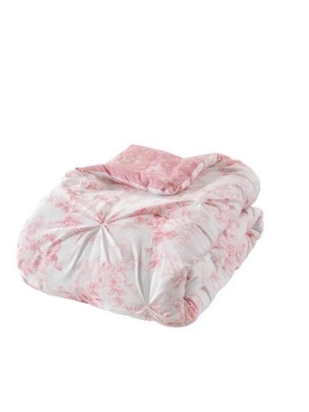 Retired Armoire Collection Pink Toile Full/Queen Reversible Comforter NWT - Picture 3 of 8